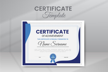 Modern Design Certificate Template