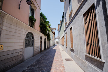 Ancient europian architecture. Street in old town.