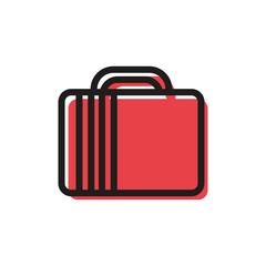 Travel suitcase icon