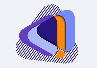 Geometric shapes and lines. Modern design, creative concept, modern diagonal abstract background. Vector