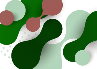 Abstract overlay shapes. Wavy shapes, flowing elements, flow lines. Trendy futuristic design for banner, flyer, poster, logo. Vector