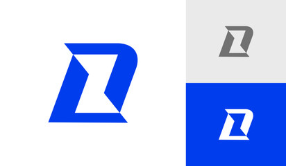 Letter LA monogram logo design vector