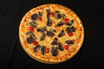 pizza on plate