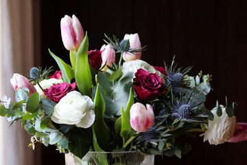 elegant spring bouquet in vase
