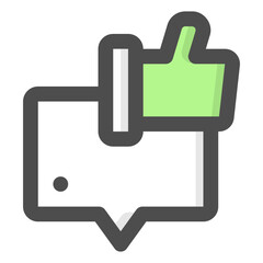 positive feedback icon