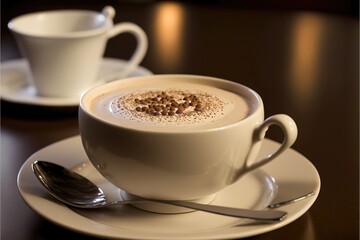 Obraz premium Decorative cup of tea. Generative AI