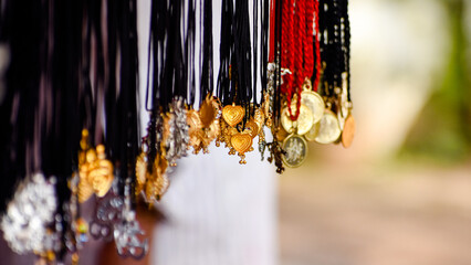 Hanged locket or  pendant  sell on street market in India