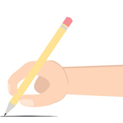 Hand Drawing Doodle Sketch Line Using Pencil