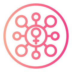 organization gradient icon