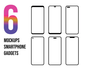 Mockups smartphone gadgets