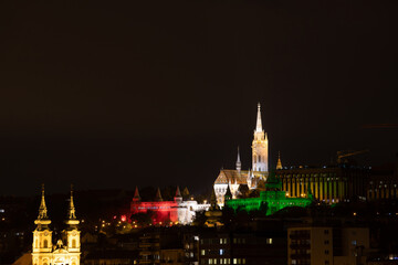 Fototapeta premium Budapest night view.