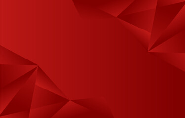 Obraz premium Subtle Abstract Red Polygonal Gradient Background Concept