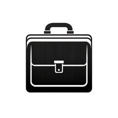 briefcase isolated on white