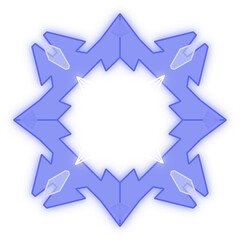 Silver rate modern cyber futuristic game trophy awards for characters like RPG or shooter.