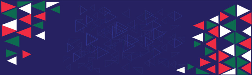 Web banner background template design within styles shape 