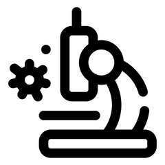 Fototapeta premium virus research icon