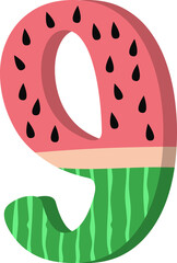 Watermelon number 9