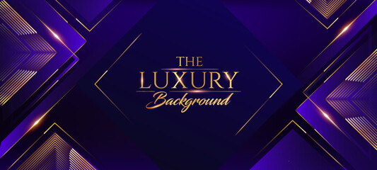 Golden Blue Diamond Square Shape Award Background. Jubilee Night Decorative Element Invitation Card. Elegance Film Award Artwork. Classic LED Screen visual.