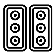 speaker line icon