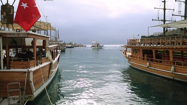 Port of Antalya. Turkey