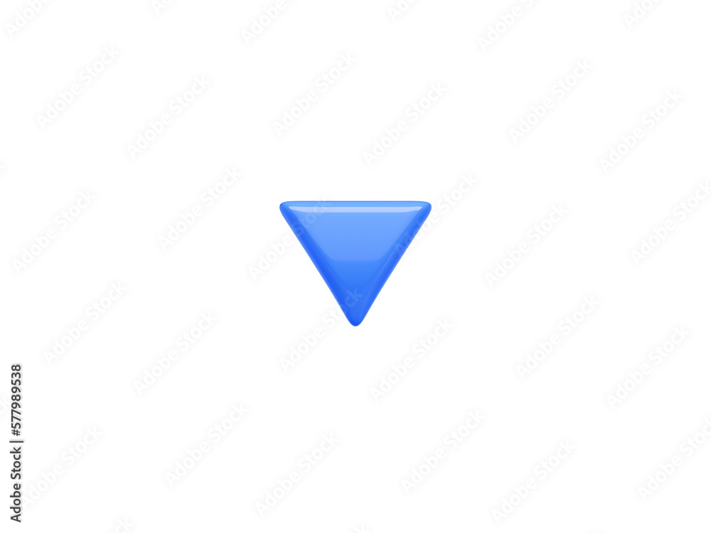 Poster rectangular long button with rounded and sharp borders 3d render illustration.