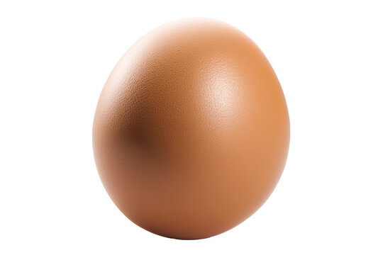 Egg on transparent background as digital illustration (Generative AI)