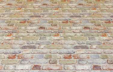 Ornamental brick wall forms part of interior