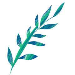 green leaves PNG element