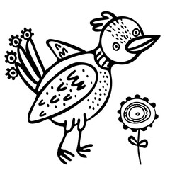 little bird on a white background 2
