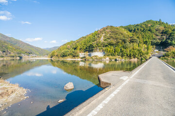 Fototapeta premium 名越沈下橋