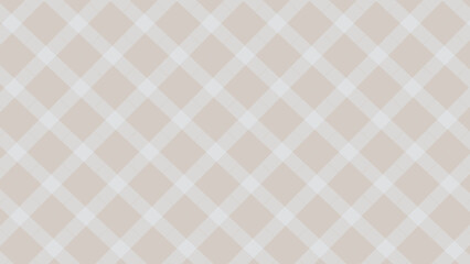 Blue diagonal checkered seamless pattern in beige background