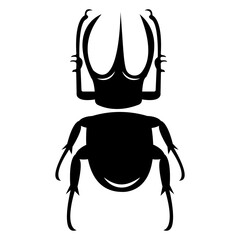 beetle icon illustration vector