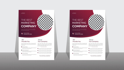 business flyer , pamphlet , creative , design  , template  ,different , a4 flyer template, company .
