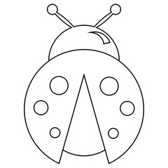 beetle icon illustration vector