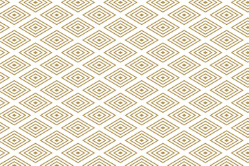 入子菱のシームレスな透過パターン。和柄のイラスト。