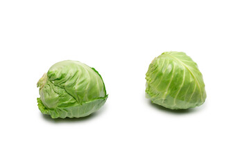 Fototapeta premium Cabbage isolated on white background.