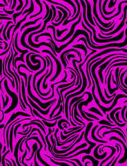 Fototapeta premium Seamless zebra pattern, liquid print.