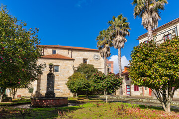 Fototapeta na wymiar Church of San Francisco in the Galician town of Noia, Galicia, Spain