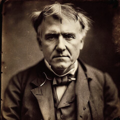 Portrait of Thomas Edison - obrazy, fototapety, plakaty