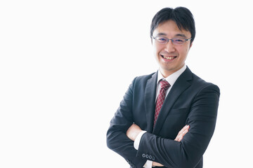 笑顔のビジネスマン