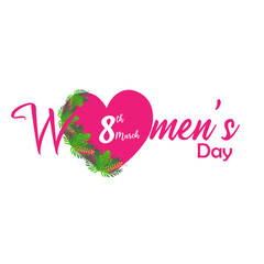 Happy women's day transparent design