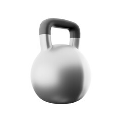 Naklejka na ściany i meble 3d rendering sports kettlebell icon. 3d render a specially made object of a given mass, having a special shape and other design features icon.