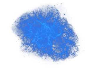 blue lightning supernova png shape