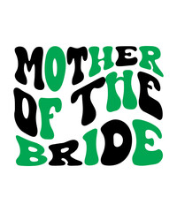 Mother Of The Bride Retro SVG