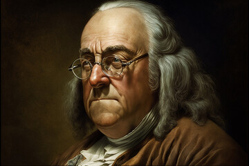 President Benjamin Franklin - obrazy, fototapety, plakaty