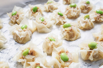 手作りのシュウマイ