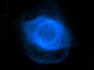 blue helix nebula galaxy background