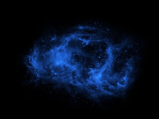 blue lightning star formation nebula galaxy bacground