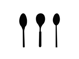 Fork and spoon icon, vector, flat design. Fork & Spoon Restaurant Icon. spoon vector illustration.
