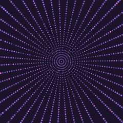 Abstract background with spiral, sunburst with dotted line texture background
